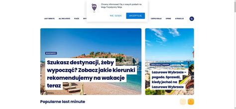 Zobacz jak wyglądają funkcjonalności internetowej witryny Turystyczny Ninja i organizuj fantastyczny wypoczynek urlopowy. 2022